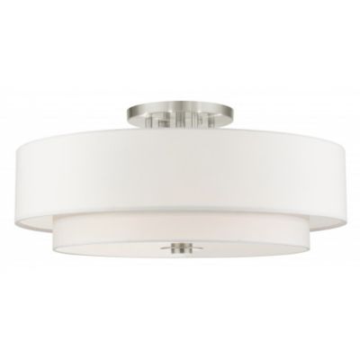Maureen Double Semi Flushmount