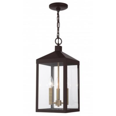 James 3 Light Outdoor Pendant