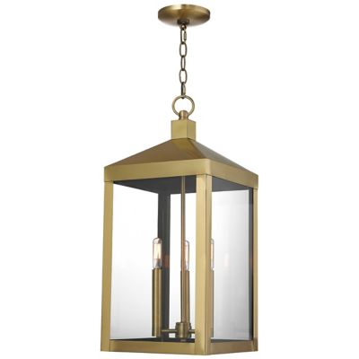 James 3 Light Outdoor Pendant