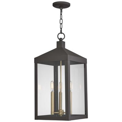 James 3 Light Outdoor Pendant