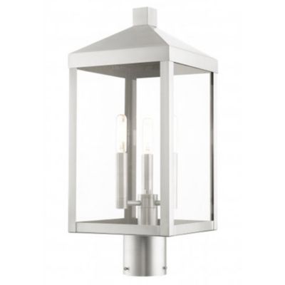 James 3 Light Outdoor Post Light