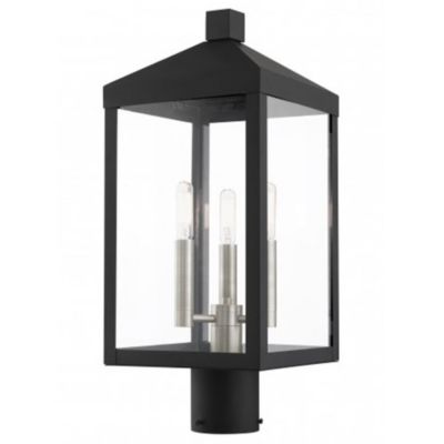 James 3 Light Outdoor Post Light