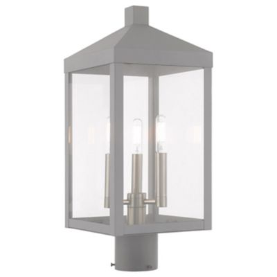 James 3 Light Outdoor Post Light