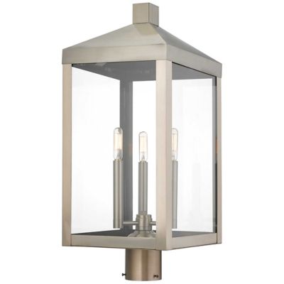 James 3 Light Outdoor Post Light