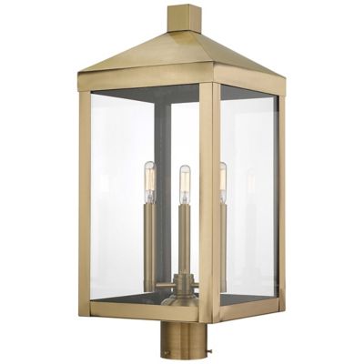 James 3 Light Outdoor Post Light
