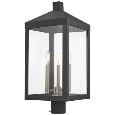 James 3 Light Outdoor Post Light