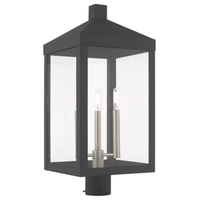 James 3 Light Outdoor Post Light