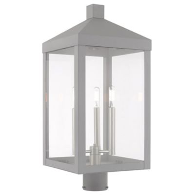 James 3 Light Outdoor Post Light