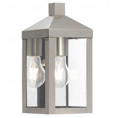 James Clear Glass Outdoor Wall Sconce