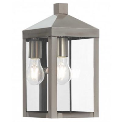James Clear Glass Outdoor Wall Sconce