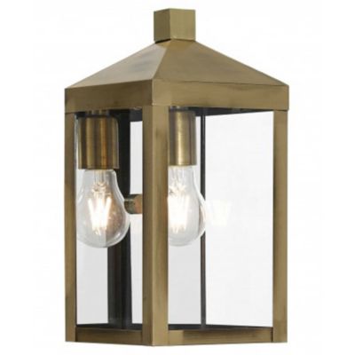 James Clear Glass Outdoor Wall Sconce