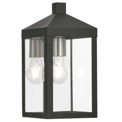 James Clear Glass Outdoor Wall Sconce
