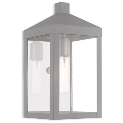 James Clear Glass Outdoor Wall Sconce