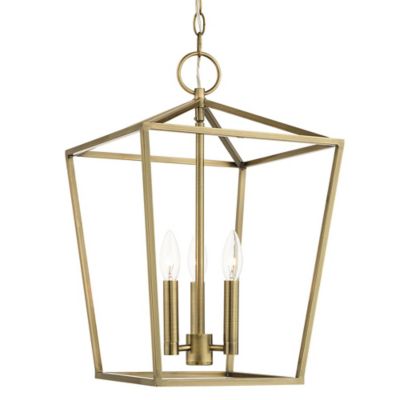 Shasta 3 Light Semi Flushmount / Pendant