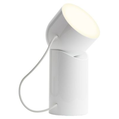 Orbe Outdoor Rechargeable Table Lamp (Glossy White)-OPEN BOX