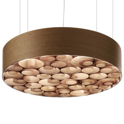 Spiro Solid Wood Pendant