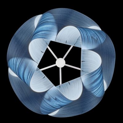 Shown lit in Blue shade