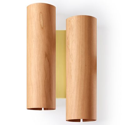 Black Note Duplet LED Wall Sconce
