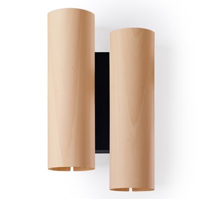 Black Note Duplet LED Wall Sconce