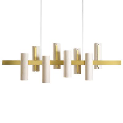 Black Note Keys LED Linear Suspension