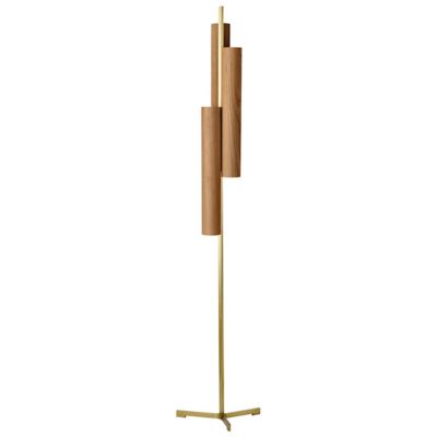 Black Note Triplet LED Floor Lamp