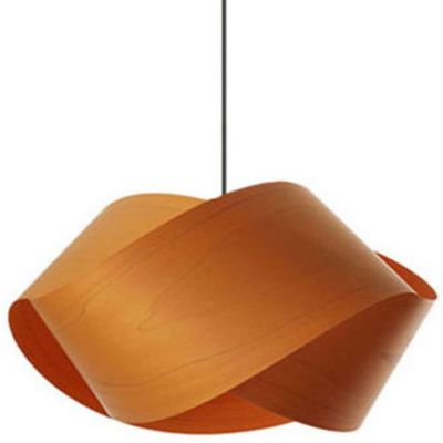 Nut Pendant (Orange|Matte Black|E26 Medium Base) - OPEN BOX