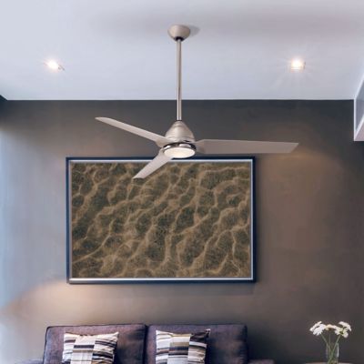 Shown in Brushed Nickel Wet Fan Body and Blade finish, in use