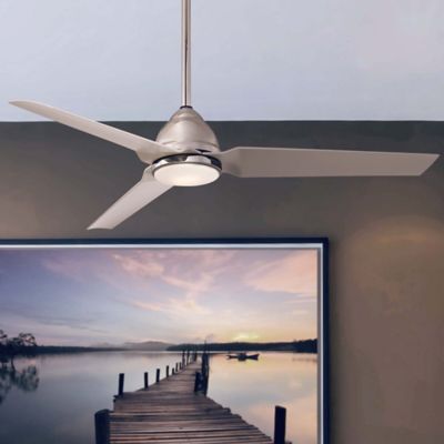 Shown in Brushed Nickel Wet Fan Body and Blade finish, in use