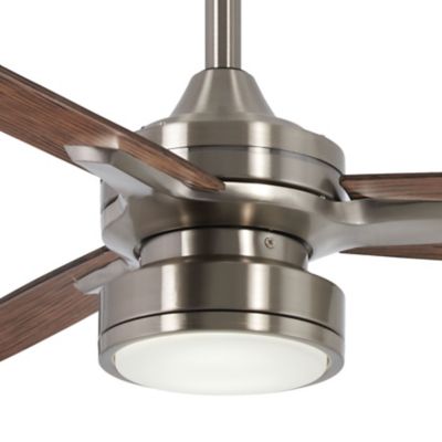 Shown in Brushed Nickel with Medium Maple finish
