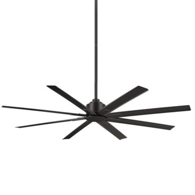 84 Ultra Breeze Brushed Nickel LED Wet Ceiling Fan with Remote