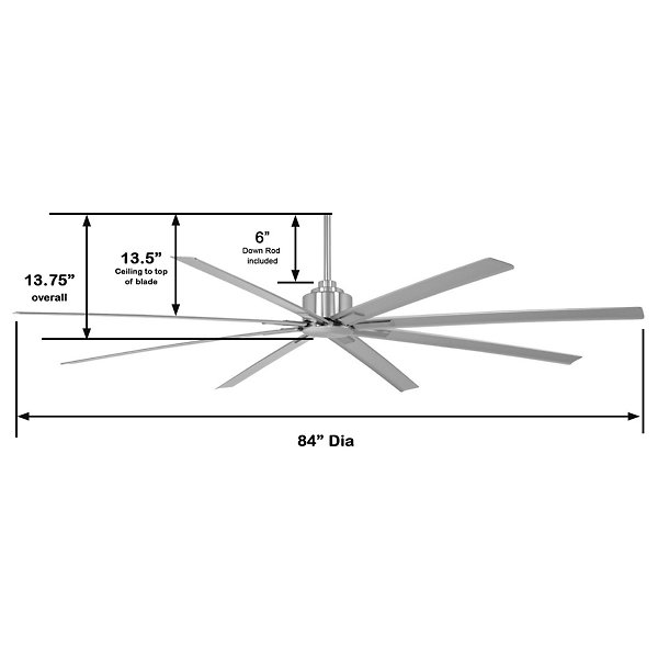 Xtreme H2O 84-Inch Ceiling Fan