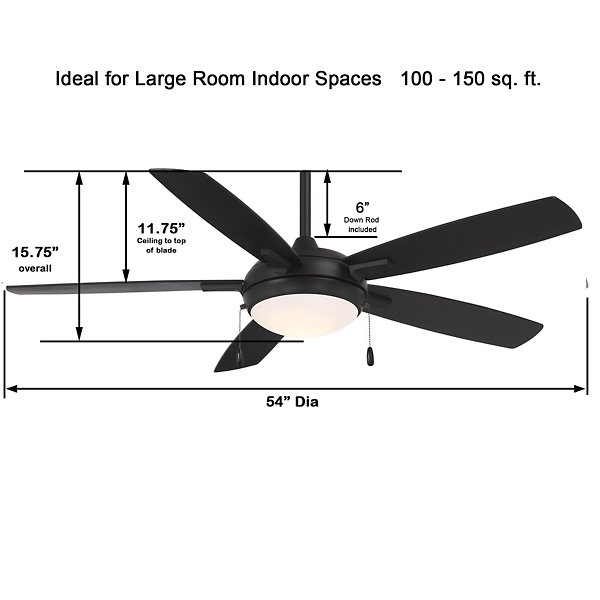 Lun-Aire LED Ceiling Fan
