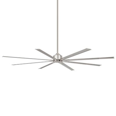 Xtreme H2O 84 In Ceiling Fan(Nickel w/ Silver blade)-OPEN BOX