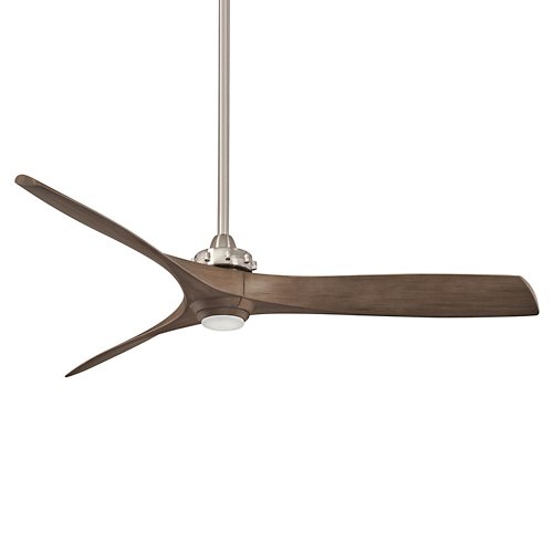 Aviation LED Ceiling Fan (Nickel with Ash Maple) - OPEN BOX