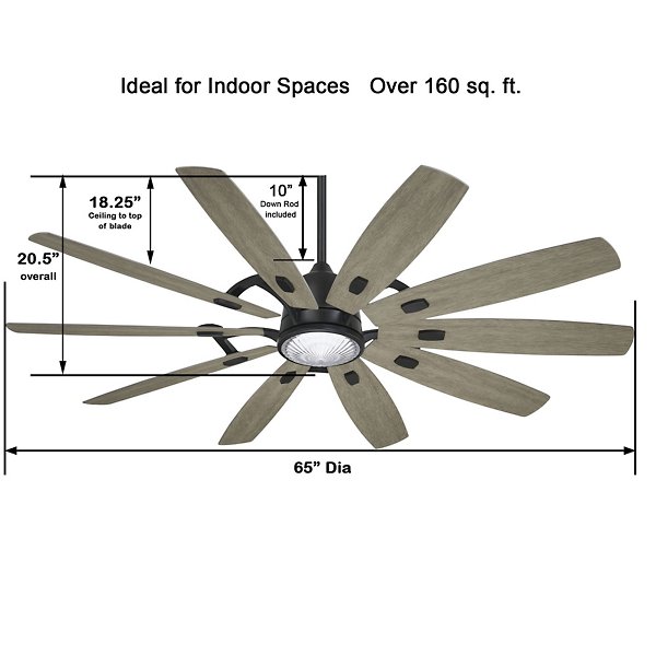 Barn Led Smart Ceiling Fan By Minka Aire Fans At Lumens Com - Home Decorators Collection Trudeau Ceiling Fan