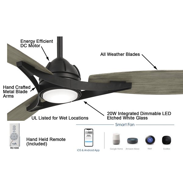Molino LED Smart Ceiling Fan