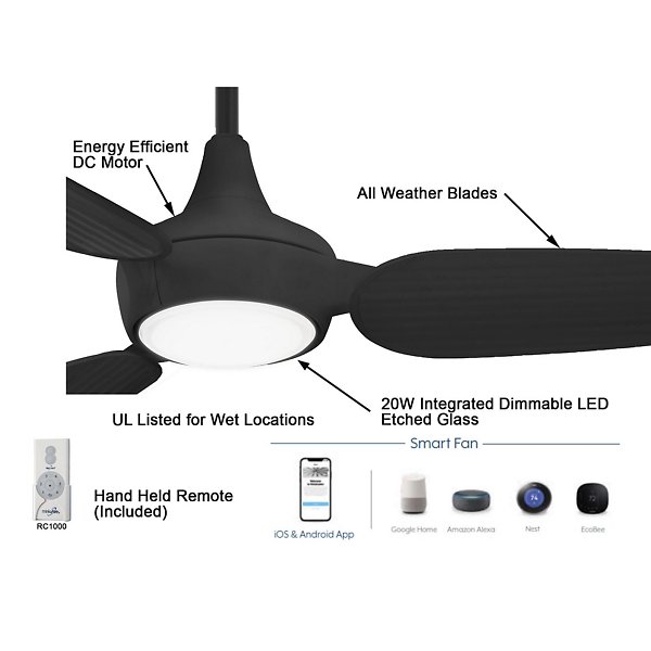 Seacrest LED Smart Ceiling Fan