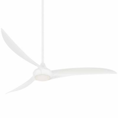 Light Wave LED Ceiling Fan (White|65 In) - OPEN BOX