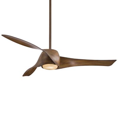 Artemis Smart Ceiling Fan (Distressed Koa w/Opal)-OPEN BOX