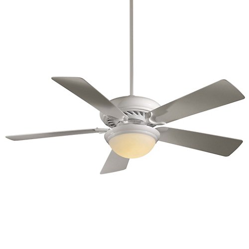 Supra 52 Inch Ceiling Fan with Light (White) - OPEN BOX