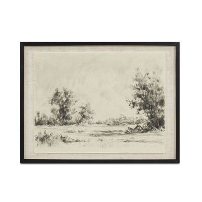 Orelia Framed Print On Linen