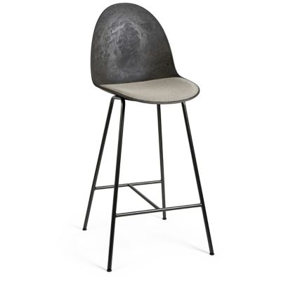Eternity High Stool, Upholstered Seat