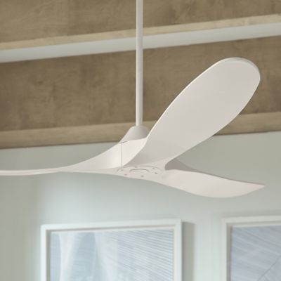 Shown in Matte White Fan Body and Blade Finish, 60 Inch size, in use