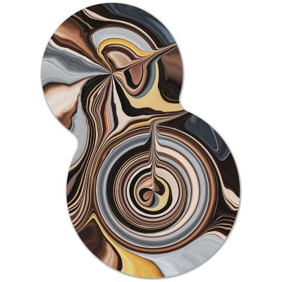 Liquid Layers Organic Area Rug
