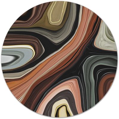 Unique Coffee Stained Rug Artwork Psychedelic Rugs Artist Modern