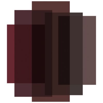 Blended 5 Colours Area Rug