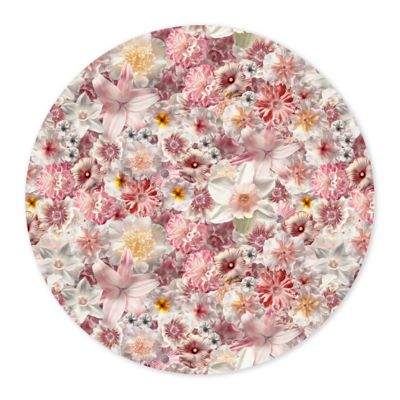 Flowergarden Round Area Rug