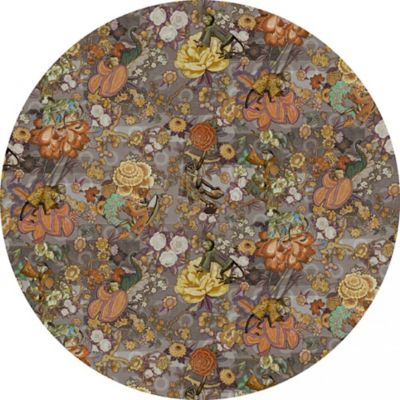 Rendezvous Tokyo Blue Round Area Rug
