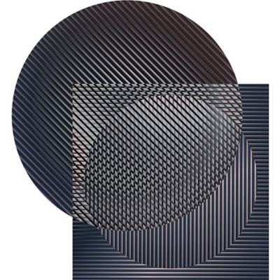 Trichroic Duo Shape Area Rug