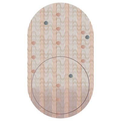 Swell Sunstone Oval Area Rug